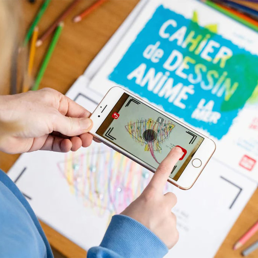 Cahier de dessin animé "La Mer" 