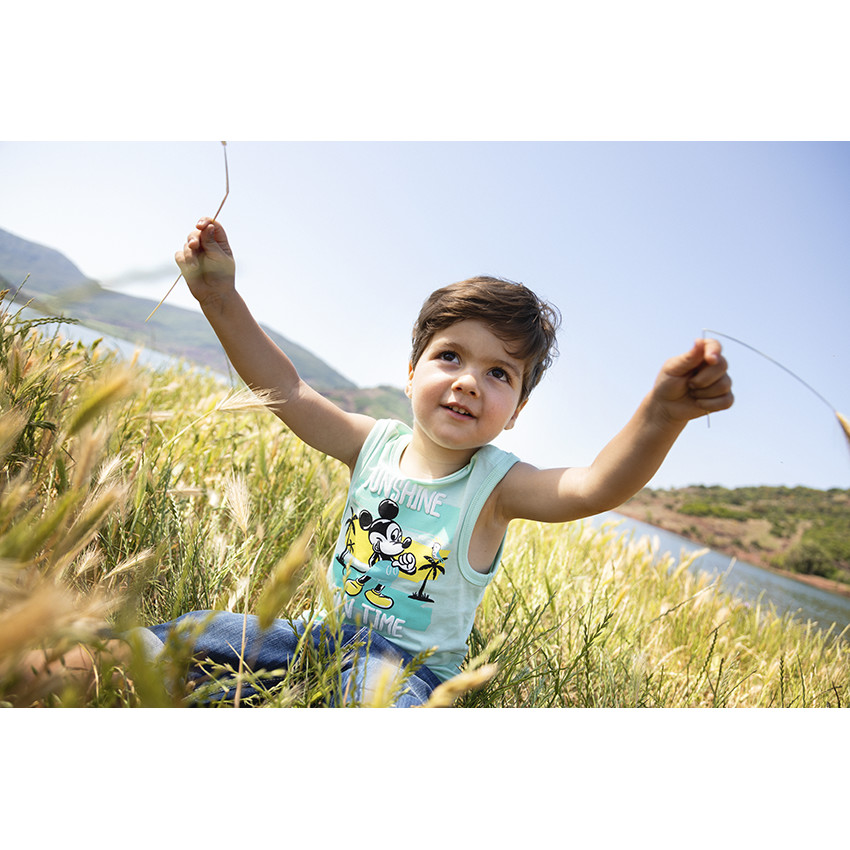 Débardeur en jersey print Mickey Disney pour bébé garçon 