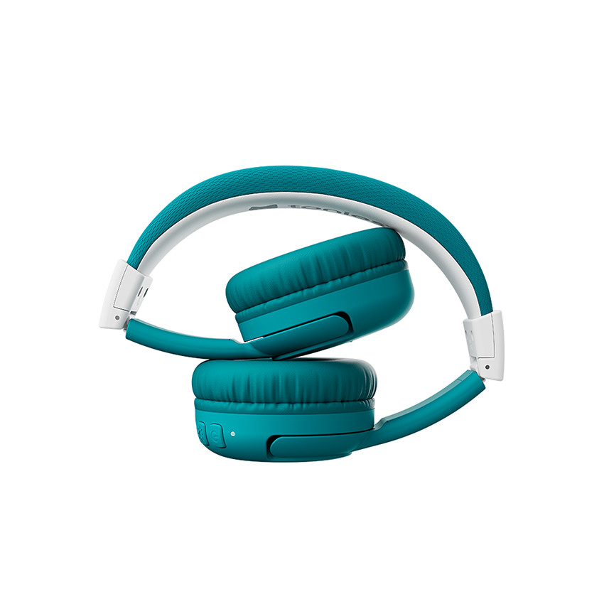 Casque Bluetooth pliable vert océan 