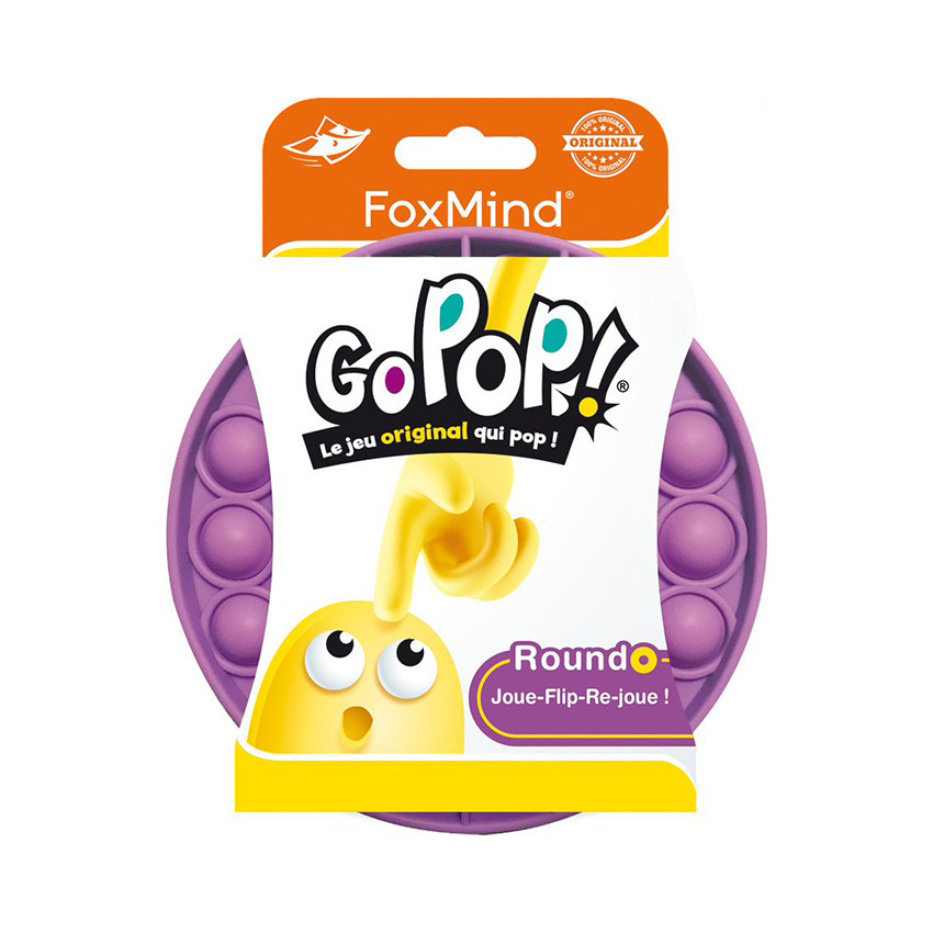 Go Pop ! Roundo Mauve-Jaune-Turquoise 
