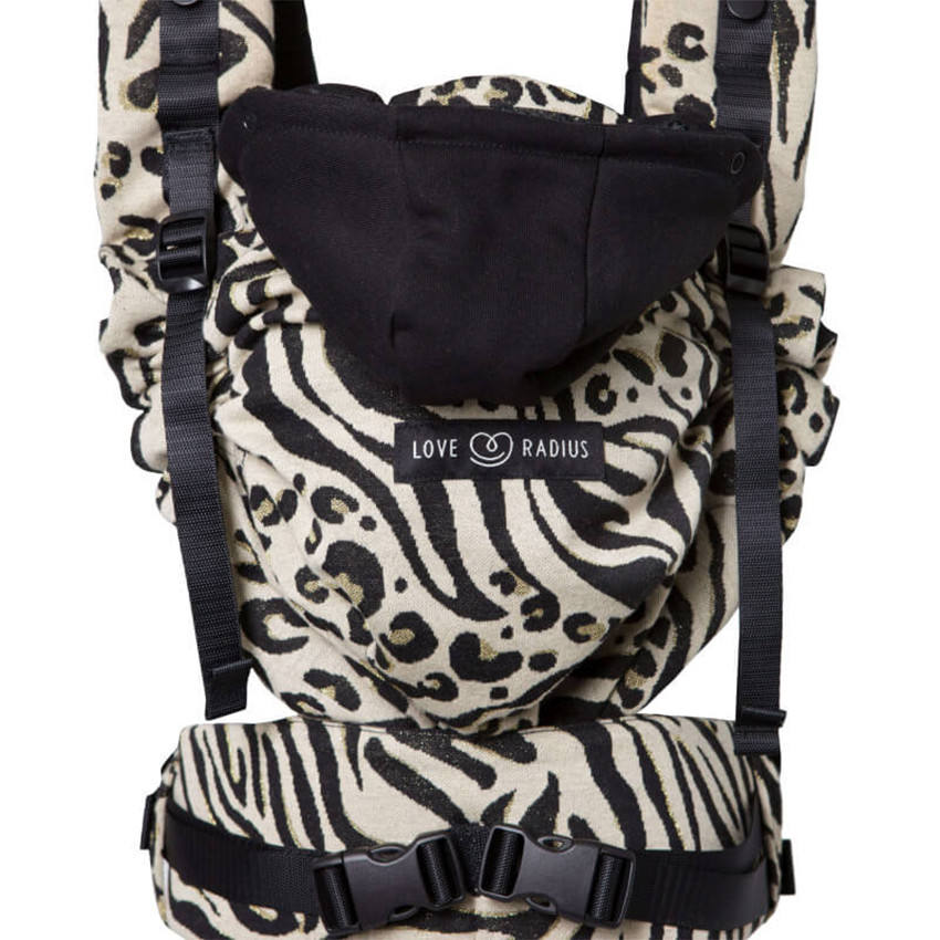 Porte bébé 2-en-1 HoodieCarrier 2 Edition Limitée Leozébra 