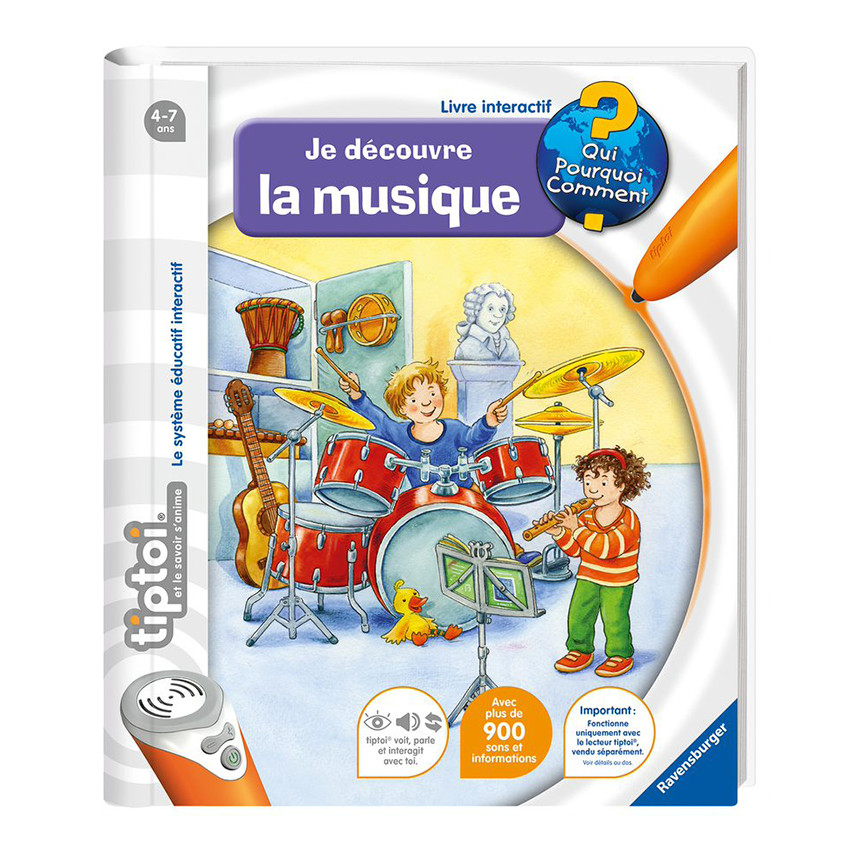 Jeux de Connaissances Tiptoi- Je Découvre La Musique 