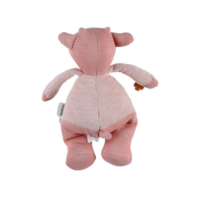 Peluche Lola 25 cm en coton - Rose  