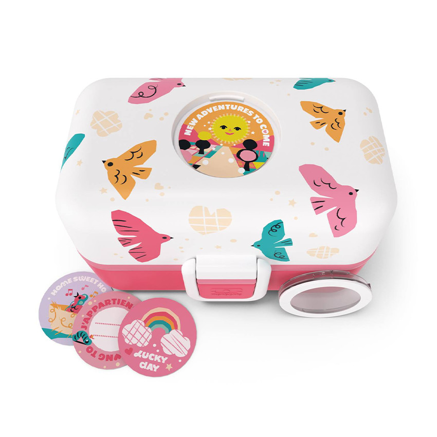Lunchbox 800ml Tresor Birds Rose 