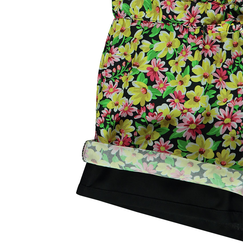 Short imprimé fleuri pour fille 
