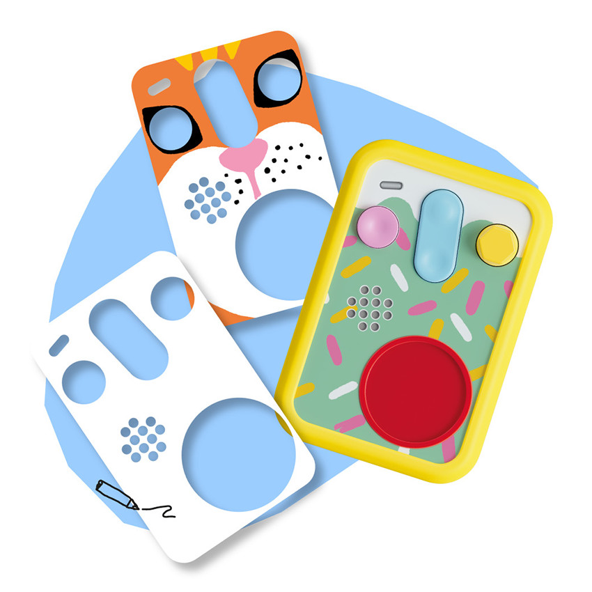 Coque en silicone Patapum pour Faba+ jaune 