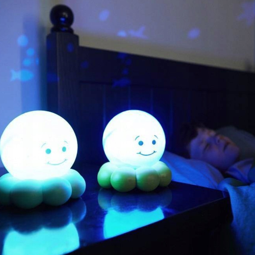 Veilleuse Twinkles To Go Octo Bleu 