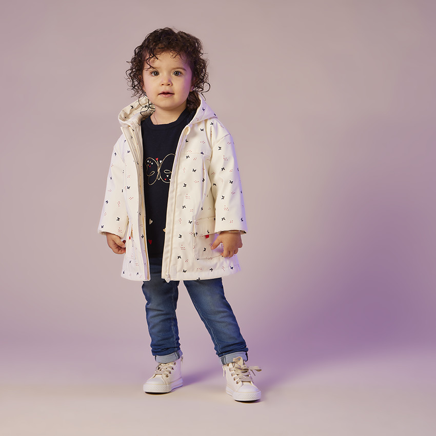 Pull en tricot print fantaisie pour bébé fille 