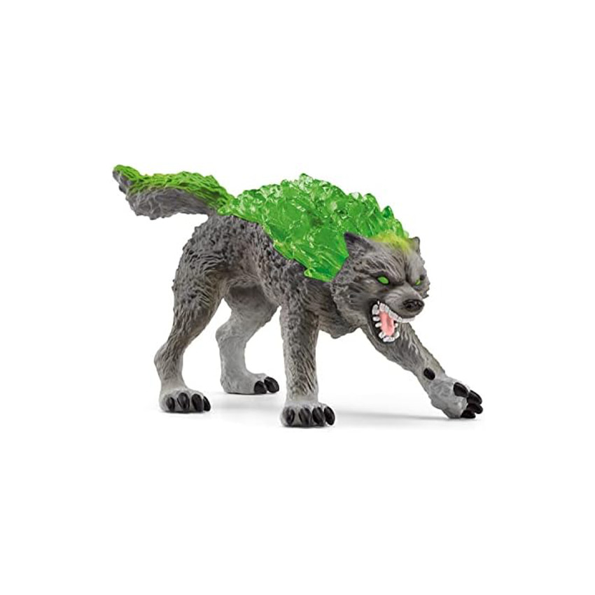 Figurine loup de pierre  