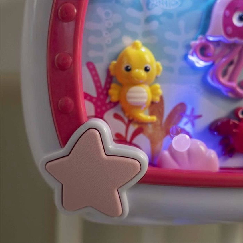 Veilleuse sonore et lumineuse Rêves Marins rose - Blanc (Baby Einstein) - Image 2