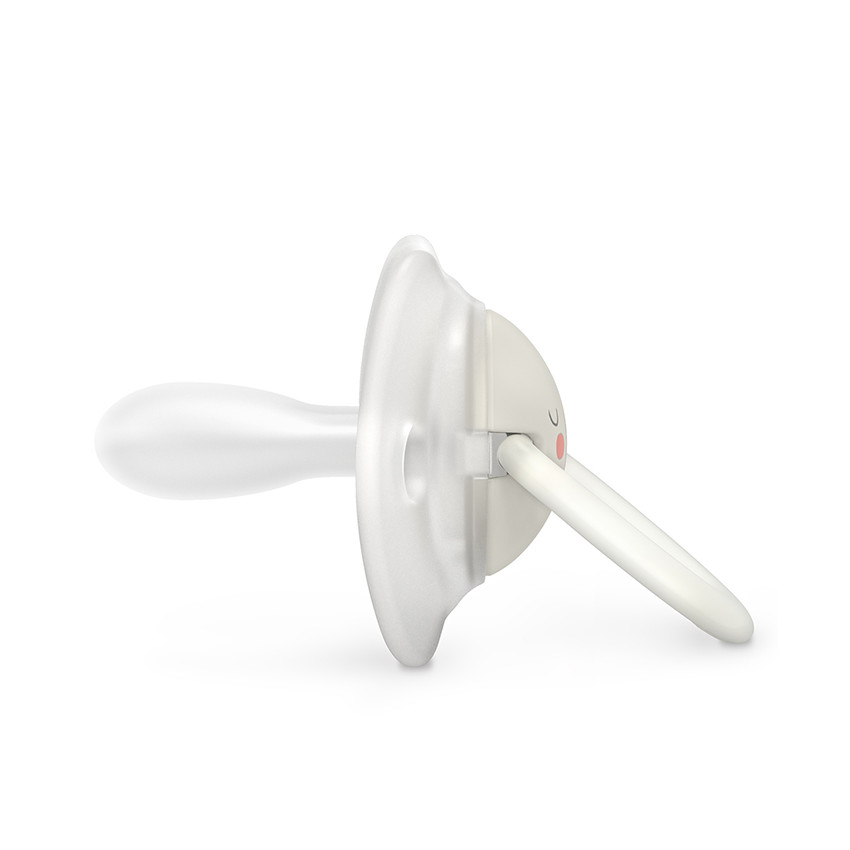 Lot de 2 sucettes silicone SX Pro Night & Day 6-18M éléphant 