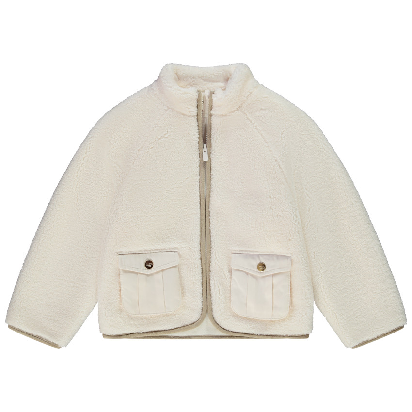 Manteau en sherpa avec poches pour fille 