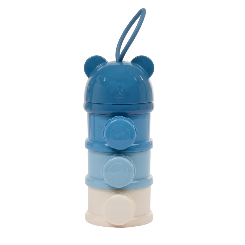 Boîte doseuse pour lait en poudre Miamix - Bleu 