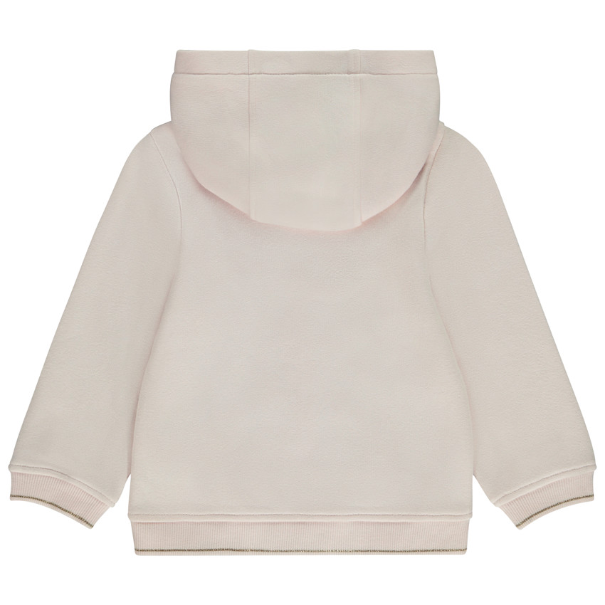 Gilet molleton avec patch bouclettes pour bébé fille 
