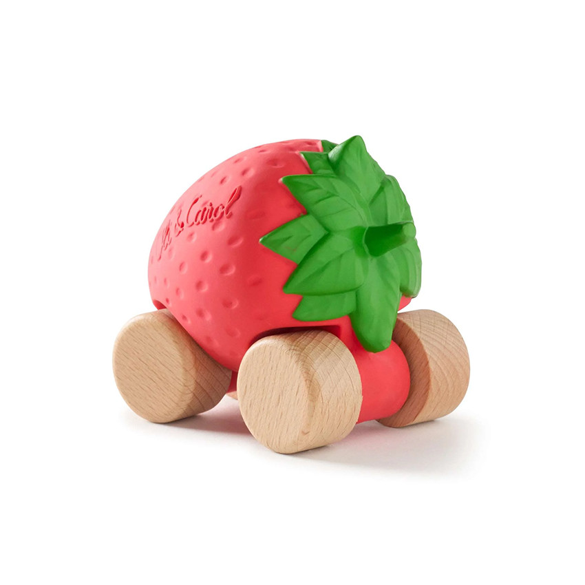 Voiture en caoutchouc Sweetie la Fraise  