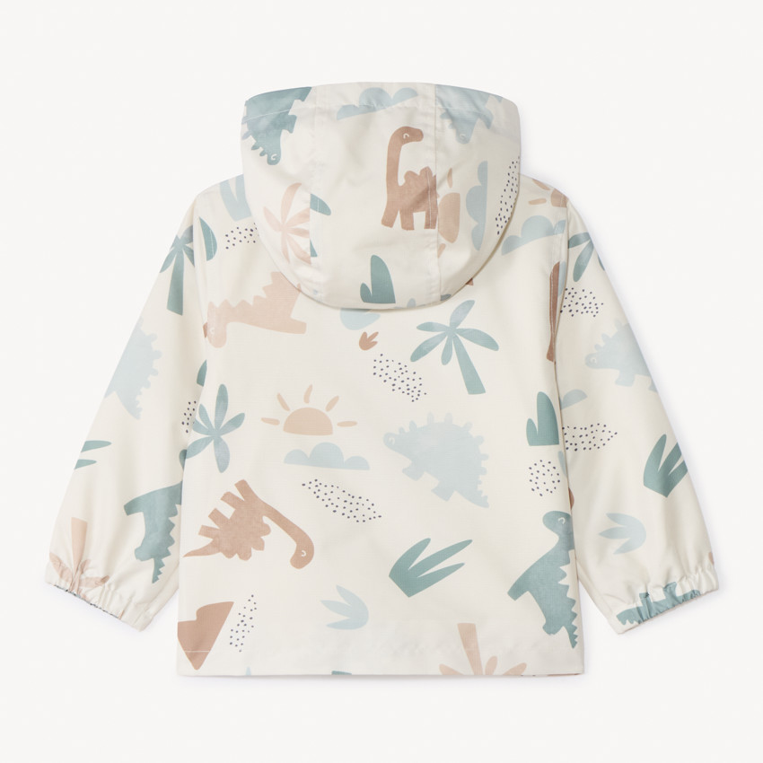 Coupe-vent en ribstop imprimé dinos pour bébé garçon 