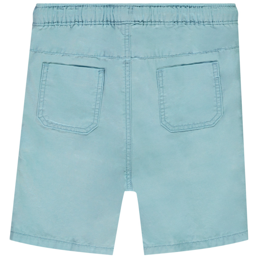 Bermuda uni en toile pour bébé garçon 