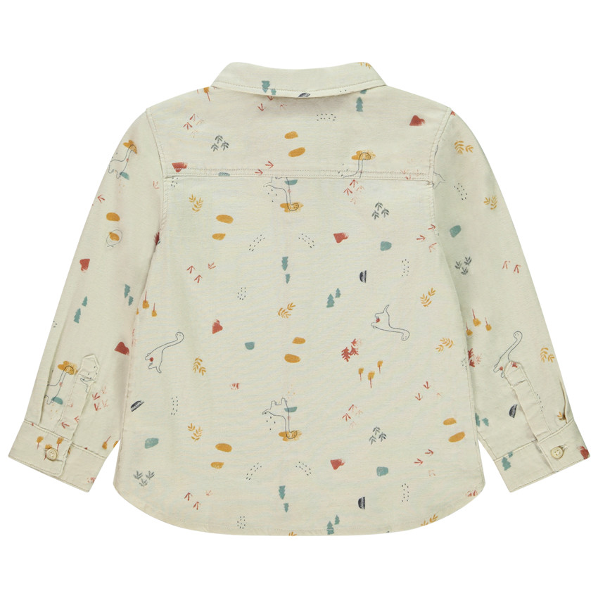 Chemise manches longues imprimé dinos pour bébé garçon 