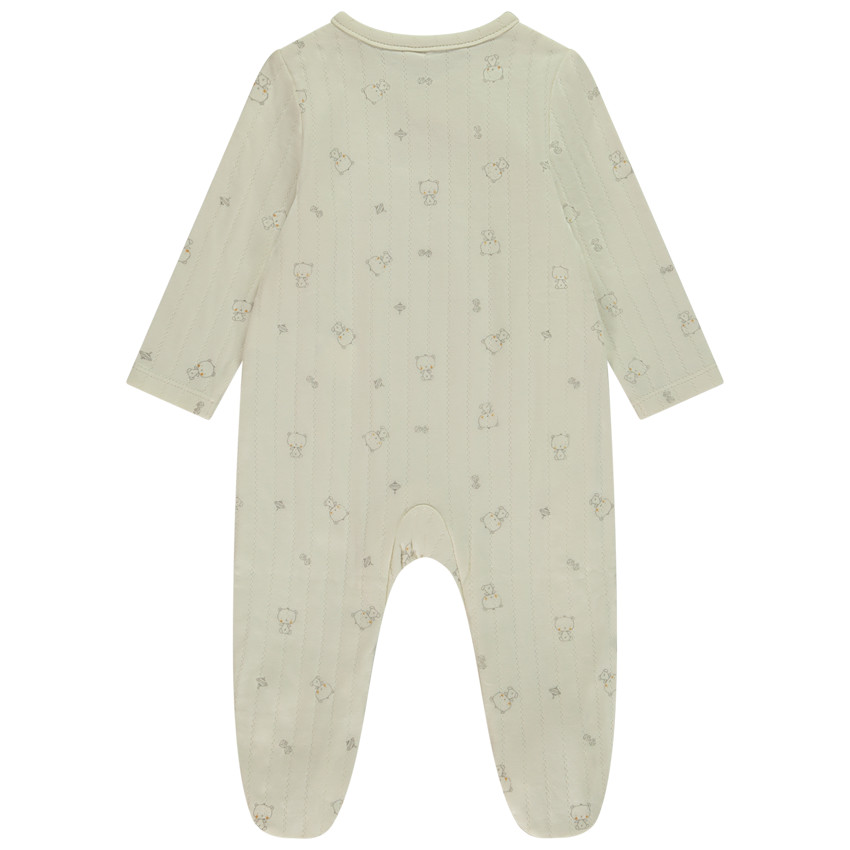 Dors-bien en jersey matelassé imprimé ourson pour bébé  