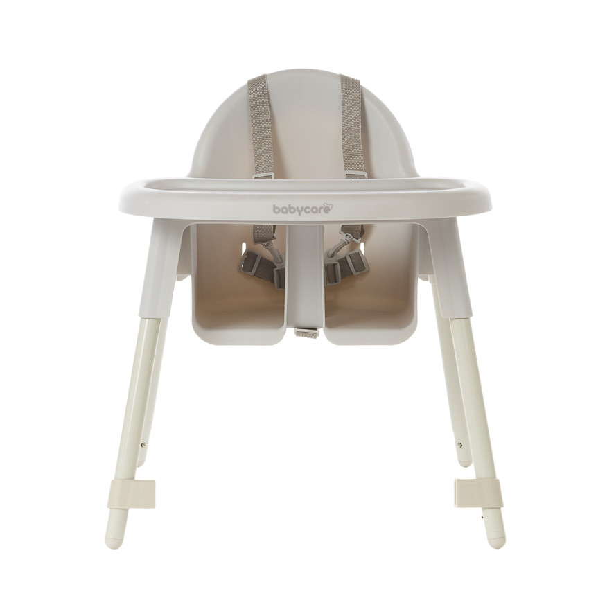 Chaise haute fixe 2 en 1 Capucine 2.0 beige - Ecru (Babycare) - Image 5