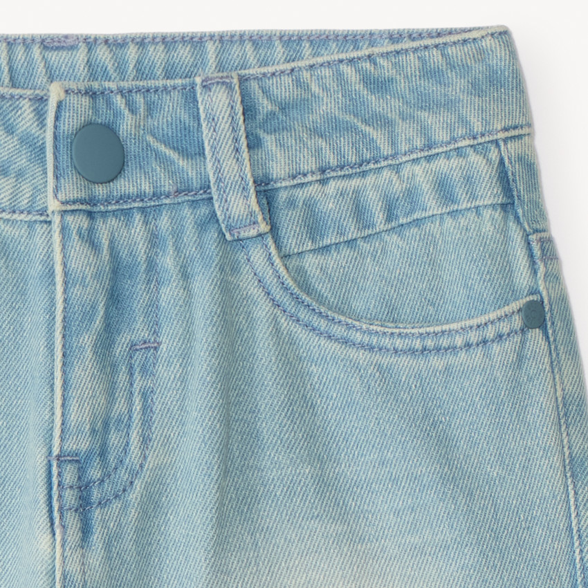 Short en jean clair pour garçon 