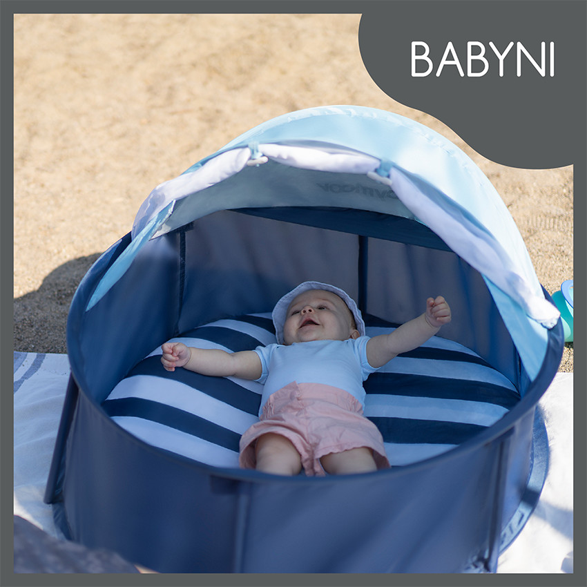 Tente Babyni aire de jeux anti-UV - Marinière - Rayures (Babymoov) - Image 2