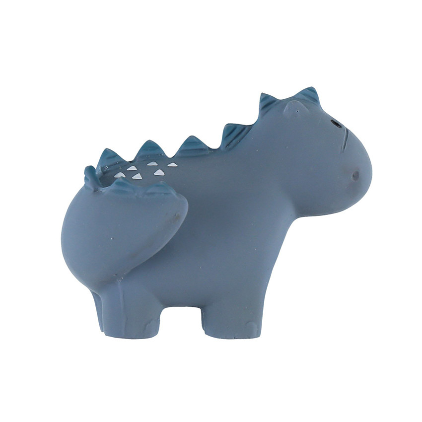 Hochet de bain en caoutchouc Dinosaure bleu 