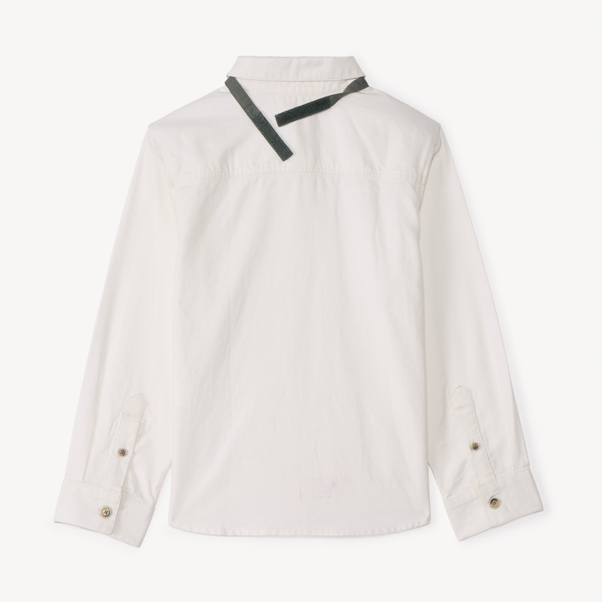 Chemise manches longues avec nœud papillon pour garçon 