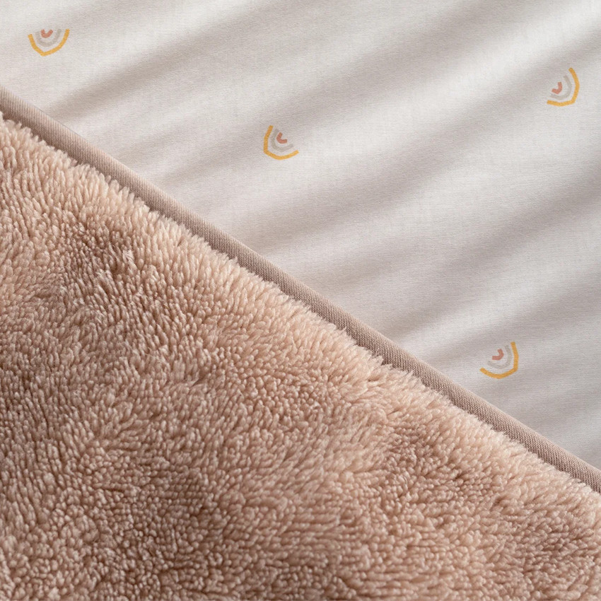 Poncho de Voyage Softy + Jersey Natural 9-36M - Beige (Bemini) - Image 4