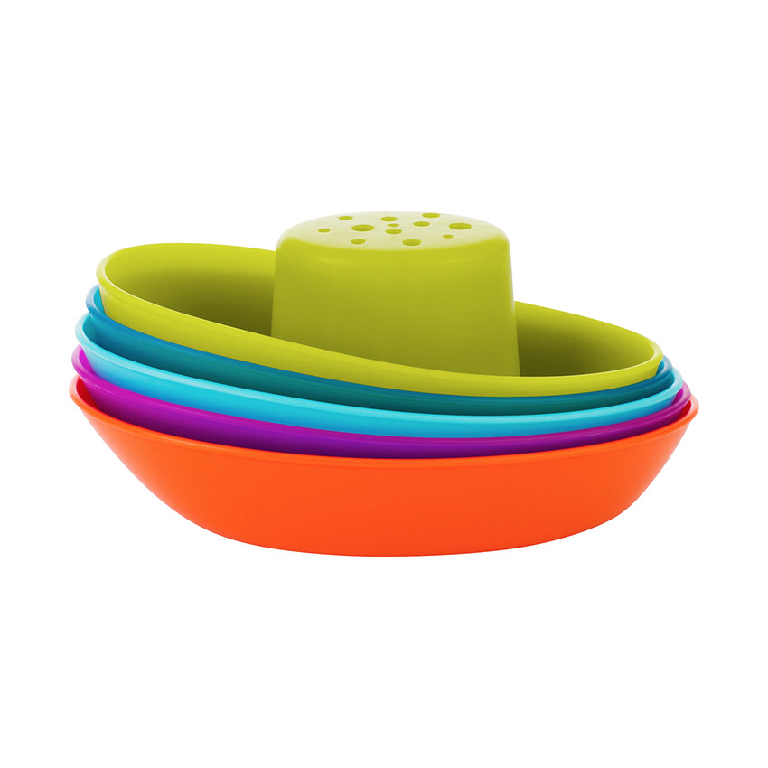Lot de 5 jouets de bain - Flotte de bateaux 