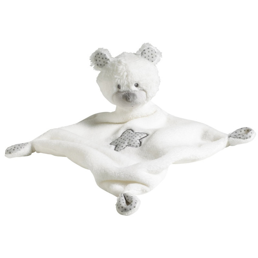 Doudou mouchoir Ours Céleste Main Doudou mouchoir Ours Céleste