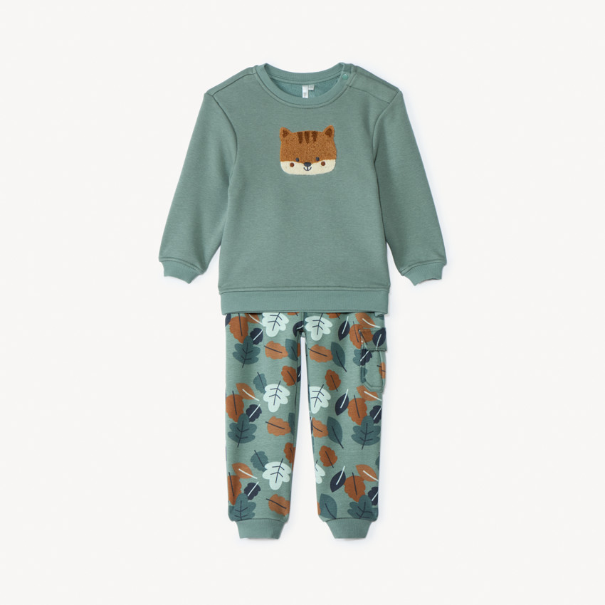 Ensemble jogging en molleton doublé pour bébé garçon