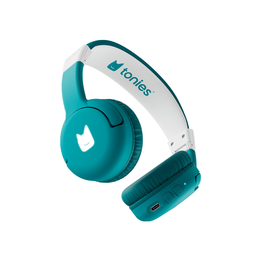 Casque Bluetooth pliable vert océan 