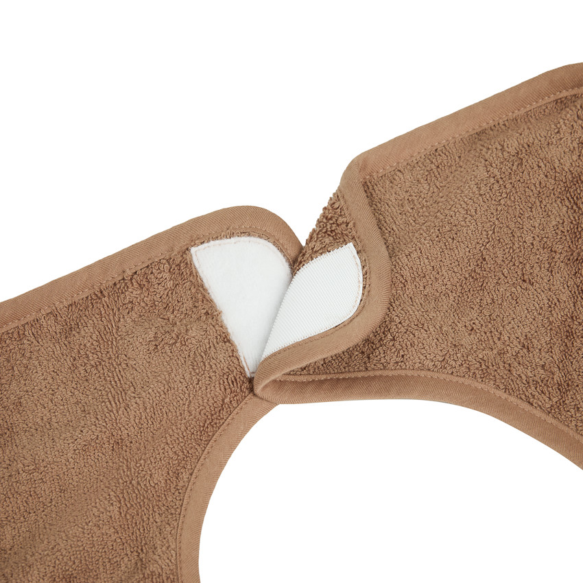 Cape de bain ludique et tablier 2 en 1 Ourson marron - Marron (Prémaman) - Image 2