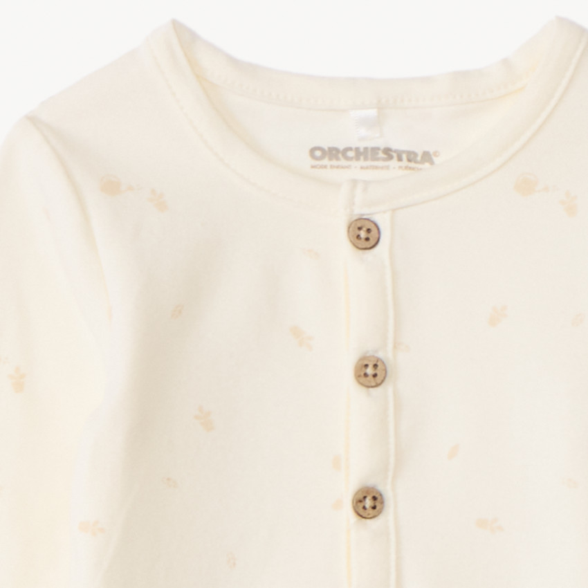 Ensemble 3 pièces bonnet + body + caleçon pour bébé garçon 