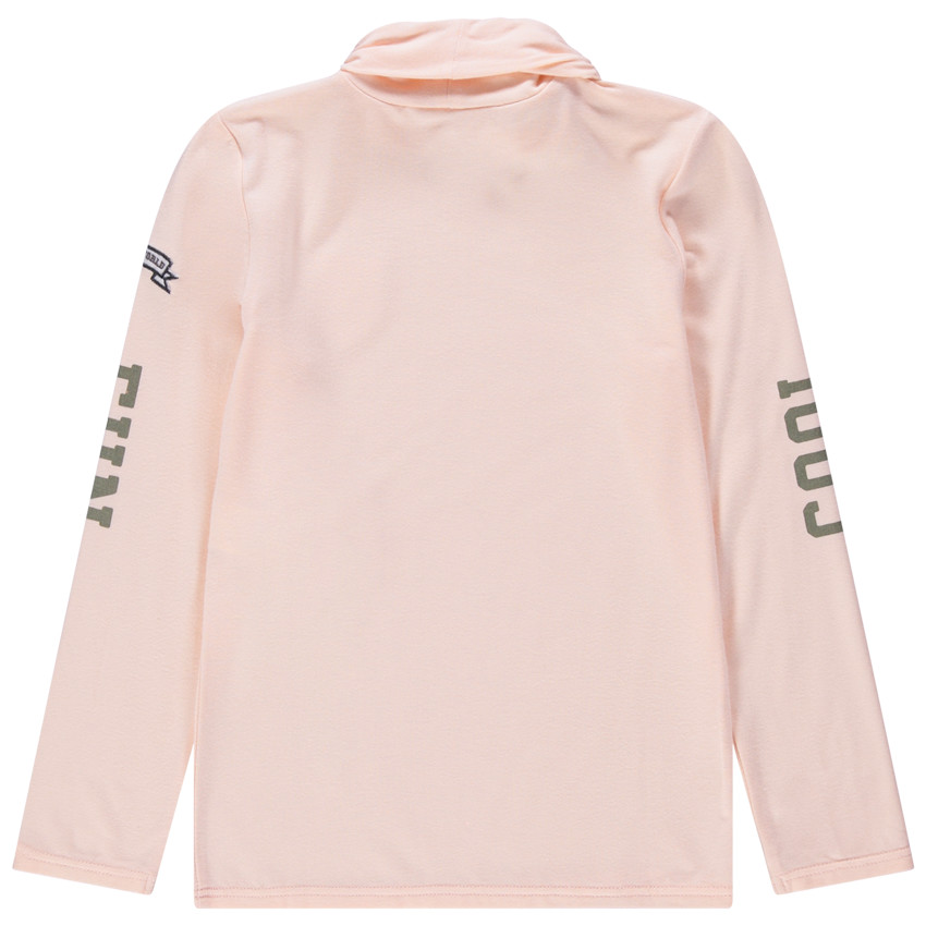 Sous-pull col cheminée à badges et inscriptions SmileyWorld 