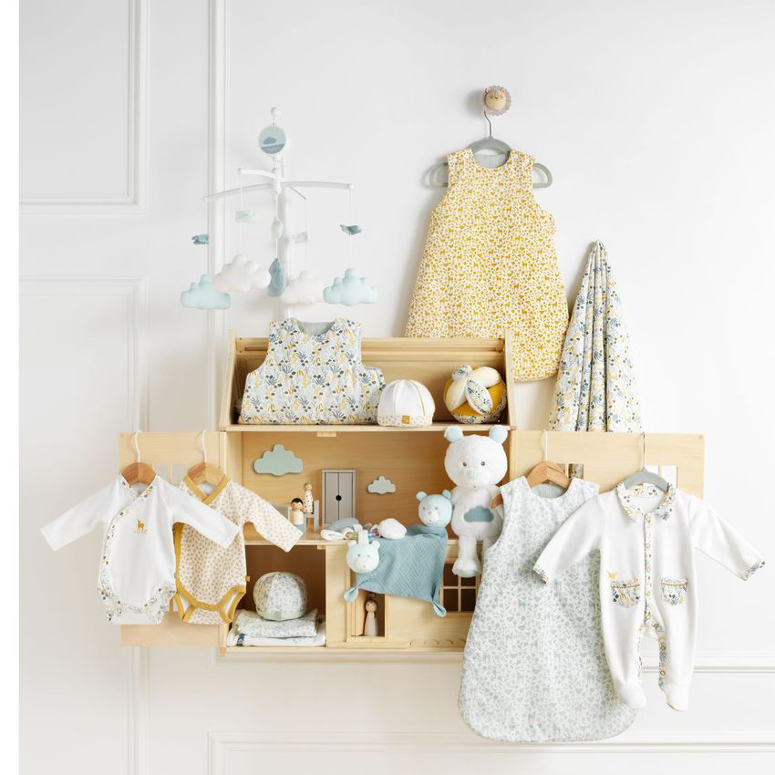 Suspension murale en coton - Promenons nous 