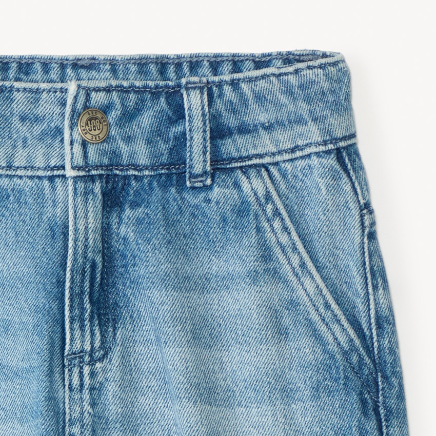 Bermuda style cargo en denim pour garçon 