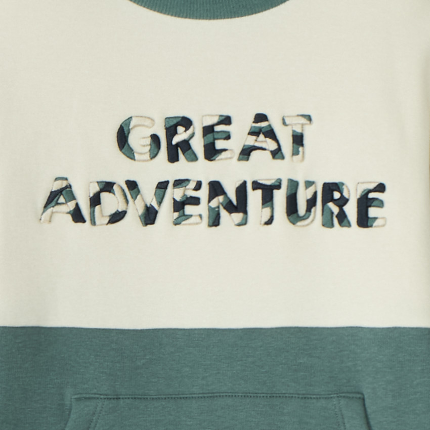 Ensemble sweat à broderie fantaisie et jogging pour garçon  