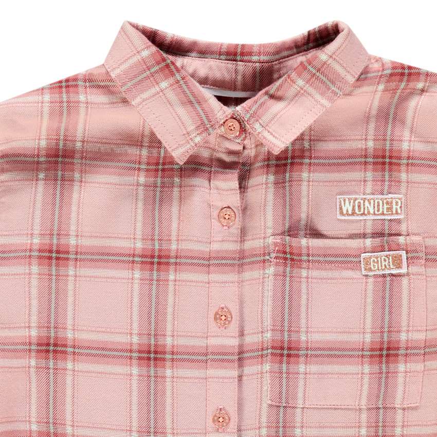 Chemise manches longues à carreaux 