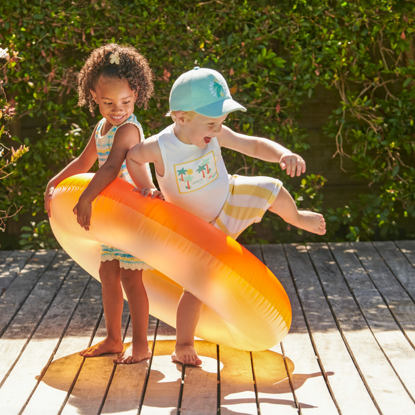 Ensemble 2 pièces débardeur + short fantaisie pour bébé garçon 