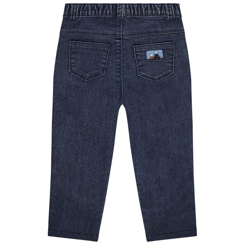 Jean uni avec print fantaisie pour bébé garçon  