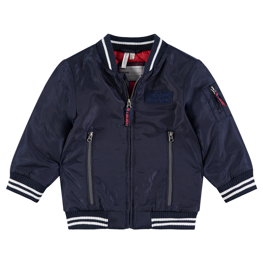 Blouson style teddy avec poches zippées 