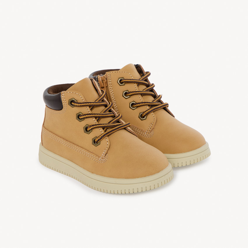 Bottillons zippés esprit randonnée pour bébé garçon