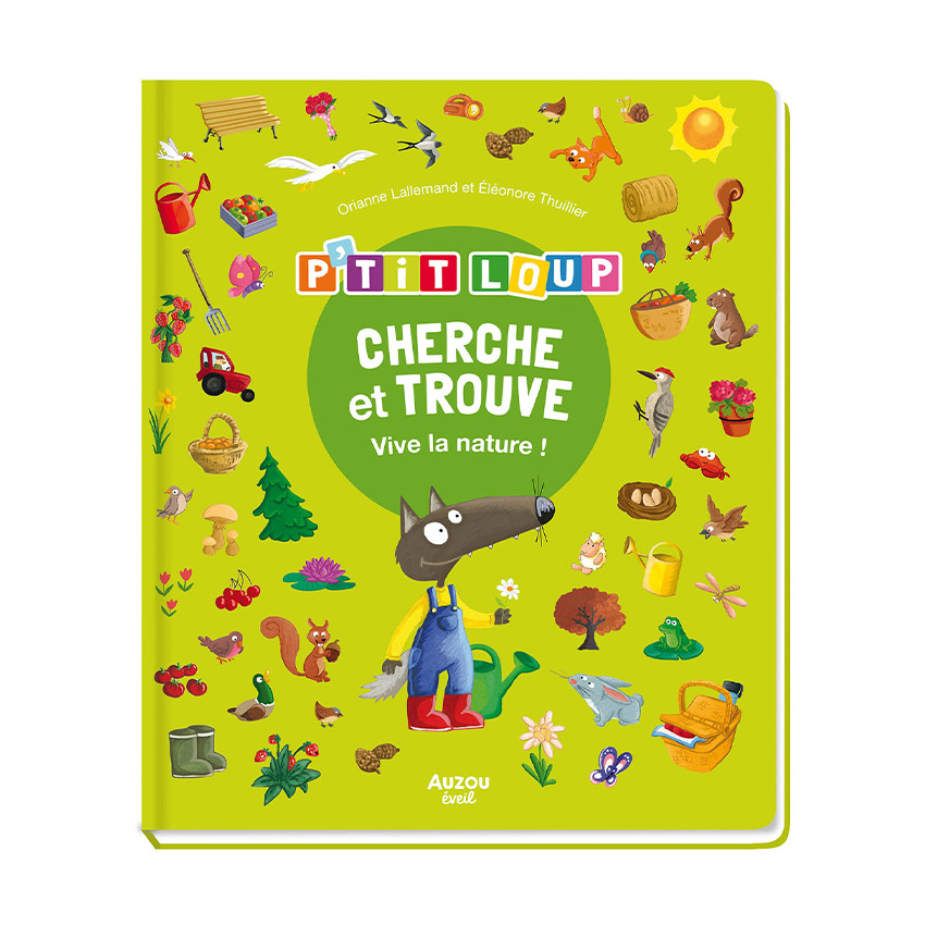 Livre "Cherche et trouve P'tit Loup - Vive la nature !" 