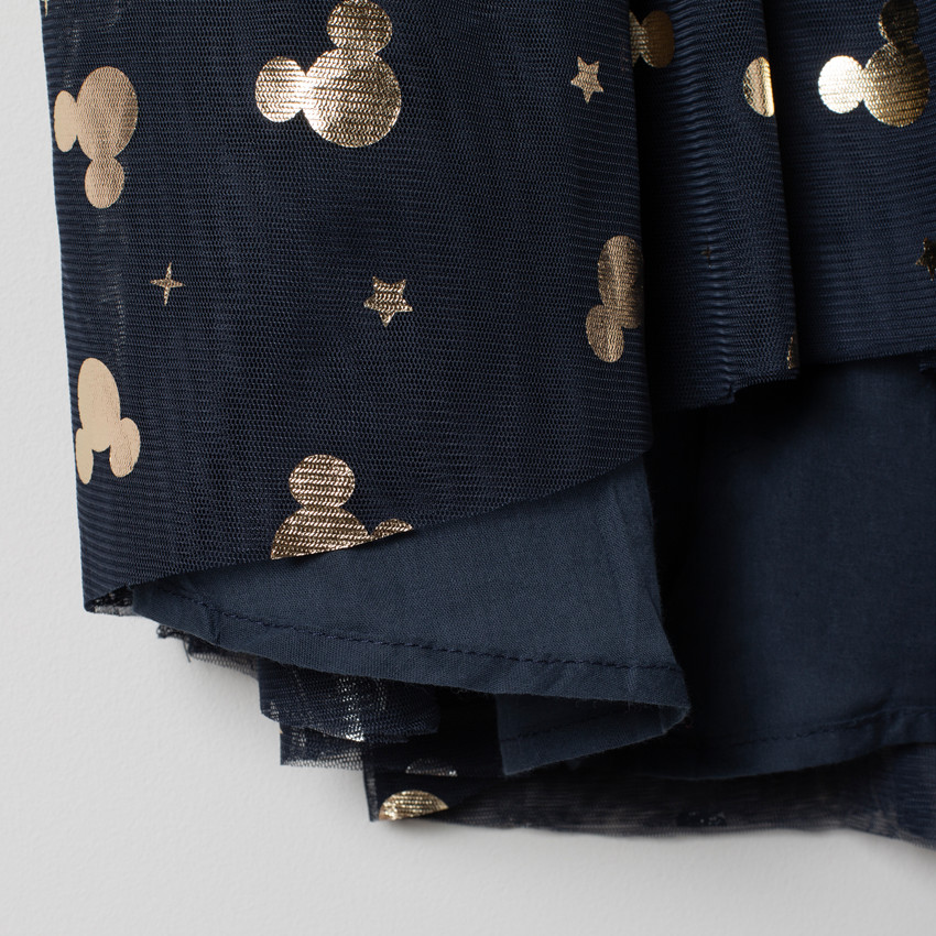 Robe manches longues effet 2 en 1 à imprimé Mickey Disney 
