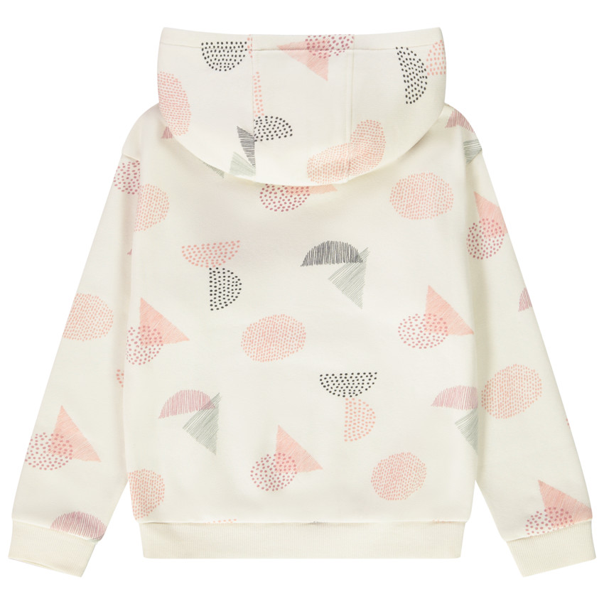 Sweat oversize à capuche imprimé fantaisie pour fille 