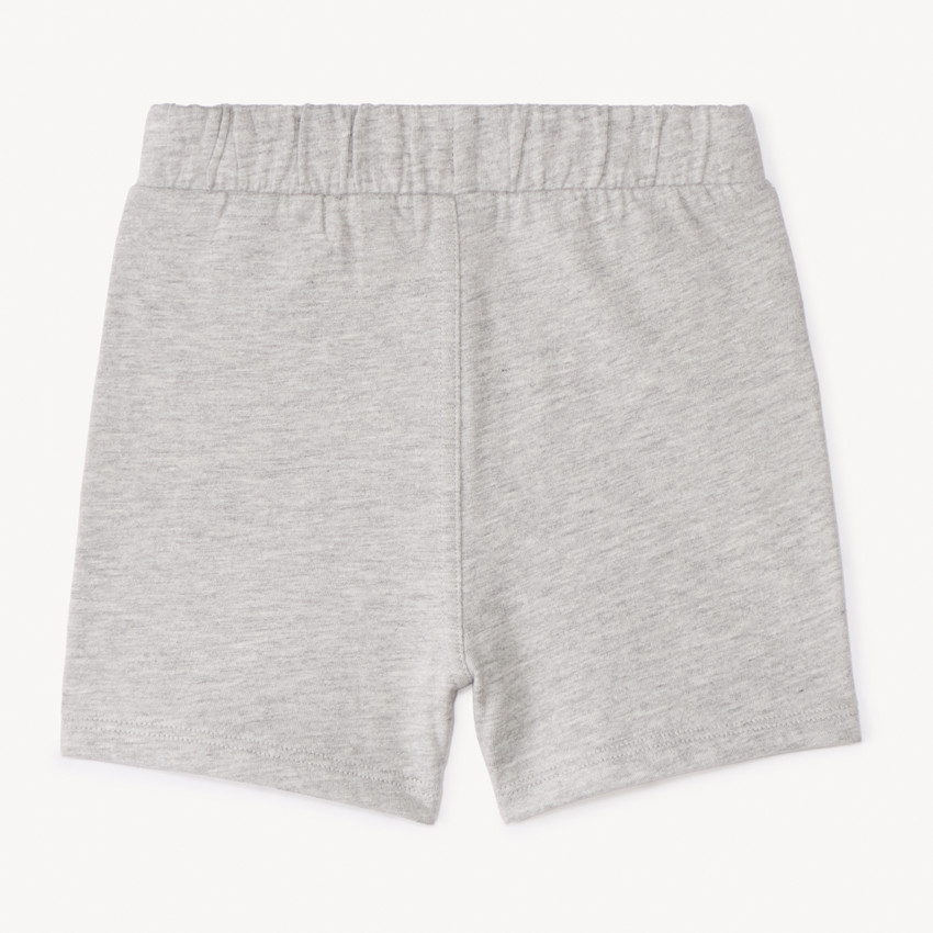 Bermuda en molleton uni pour bébé garçon 