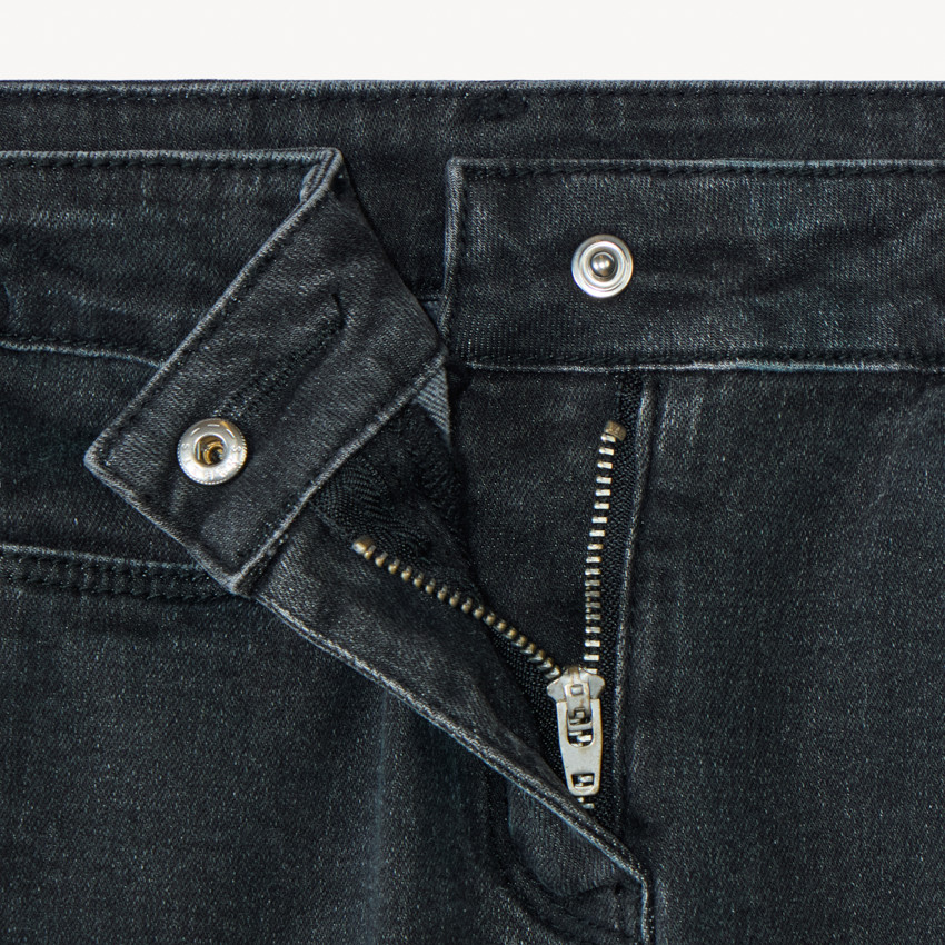 Jean contrecollé micropolaire avec broderie Minnie Disney pour fille 