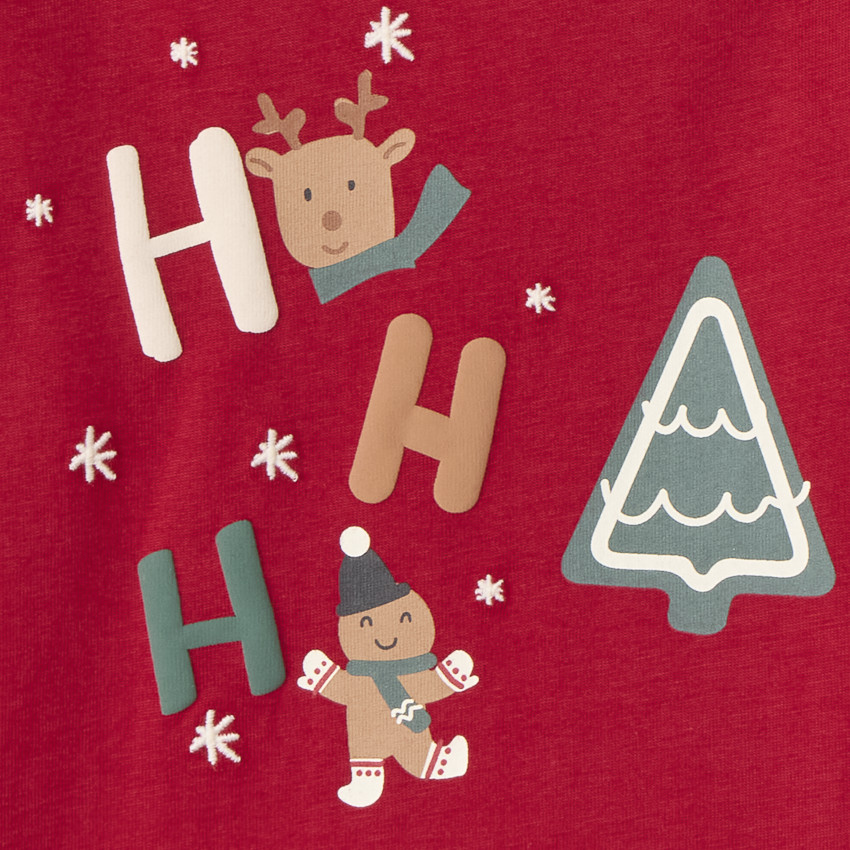 T-shirt manches longues print Noël pour bébé garçon 